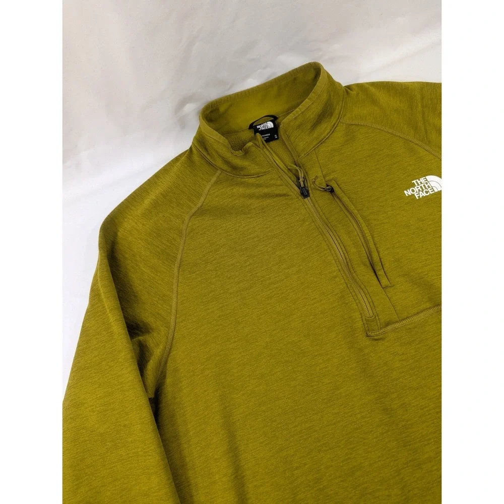 The North Face ‎ Canyonlands 1/2 Zip Up Fleece Pullover Jacket XL Shag Green